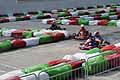 pista Jonica con i Go-Kart che affrontono la curva